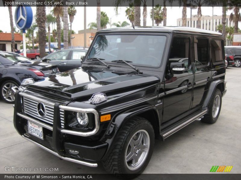 Black / Black 2008 Mercedes-Benz G 55 AMG