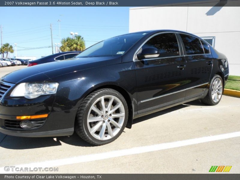 Deep Black / Black 2007 Volkswagen Passat 3.6 4Motion Sedan