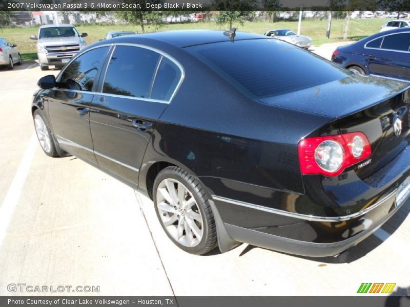 Deep Black / Black 2007 Volkswagen Passat 3.6 4Motion Sedan