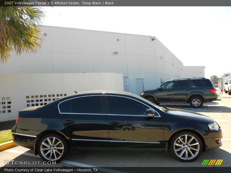 Deep Black / Black 2007 Volkswagen Passat 3.6 4Motion Sedan
