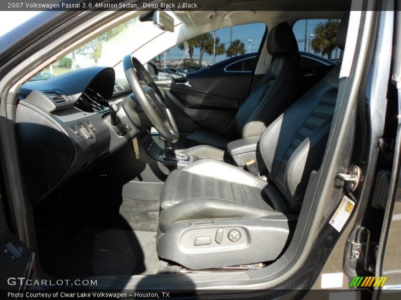 Deep Black / Black 2007 Volkswagen Passat 3.6 4Motion Sedan