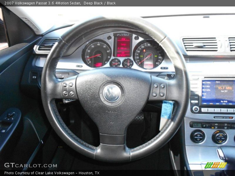 Deep Black / Black 2007 Volkswagen Passat 3.6 4Motion Sedan