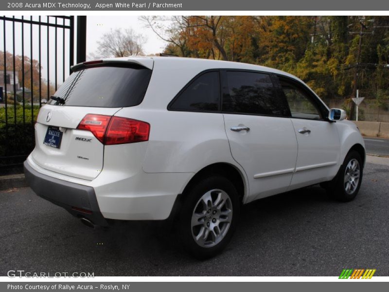 Aspen White Pearl / Parchment 2008 Acura MDX Technology