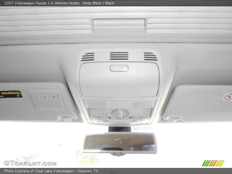 Deep Black / Black 2007 Volkswagen Passat 3.6 4Motion Sedan