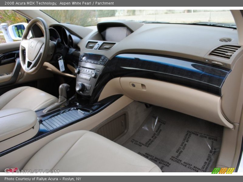 Aspen White Pearl / Parchment 2008 Acura MDX Technology