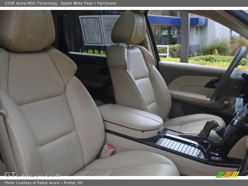 Aspen White Pearl / Parchment 2008 Acura MDX Technology