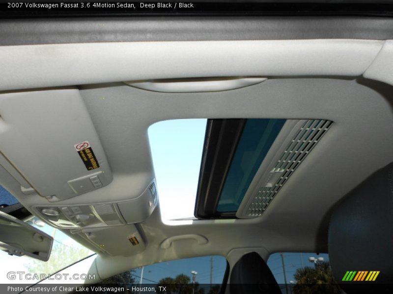 Deep Black / Black 2007 Volkswagen Passat 3.6 4Motion Sedan