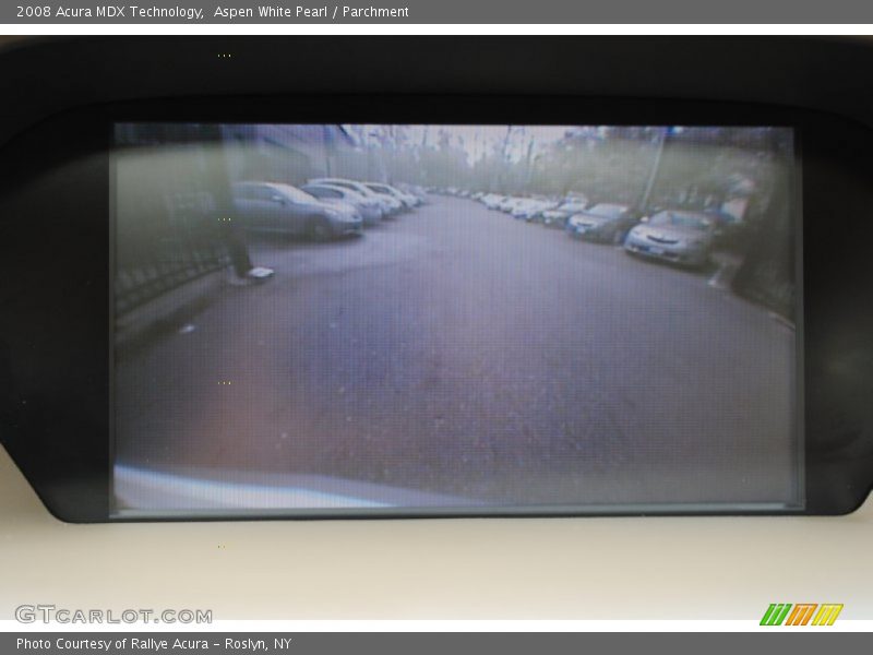 Aspen White Pearl / Parchment 2008 Acura MDX Technology