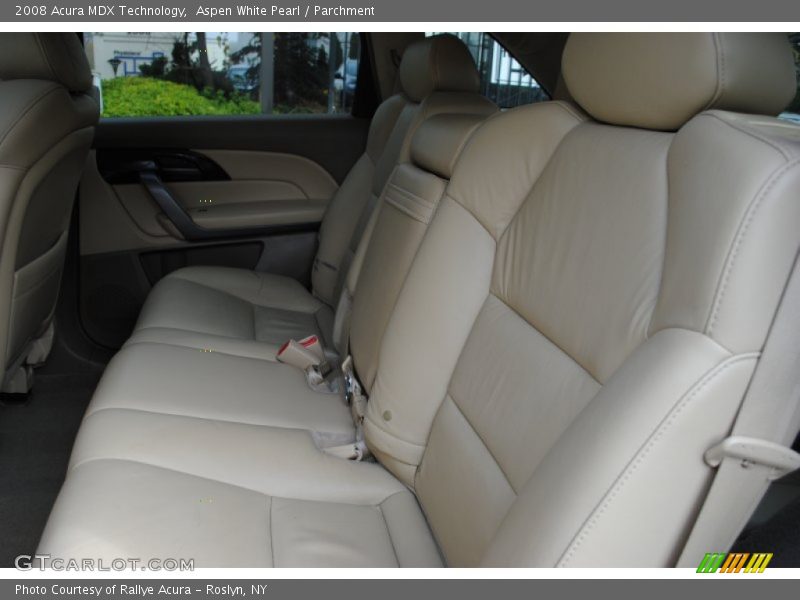 Aspen White Pearl / Parchment 2008 Acura MDX Technology