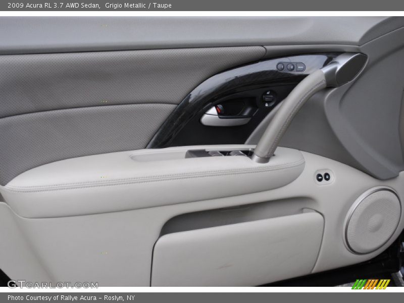 Grigio Metallic / Taupe 2009 Acura RL 3.7 AWD Sedan