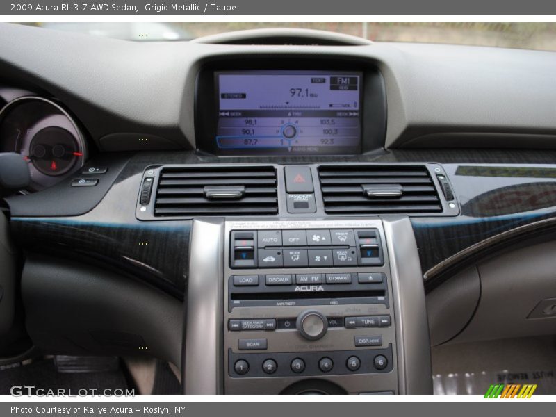 Grigio Metallic / Taupe 2009 Acura RL 3.7 AWD Sedan