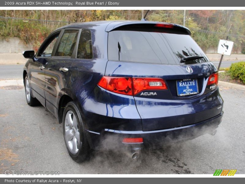 Royal Blue Pearl / Ebony 2009 Acura RDX SH-AWD Technology
