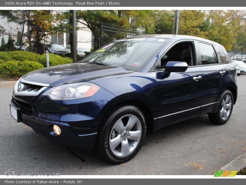 Royal Blue Pearl / Ebony 2009 Acura RDX SH-AWD Technology