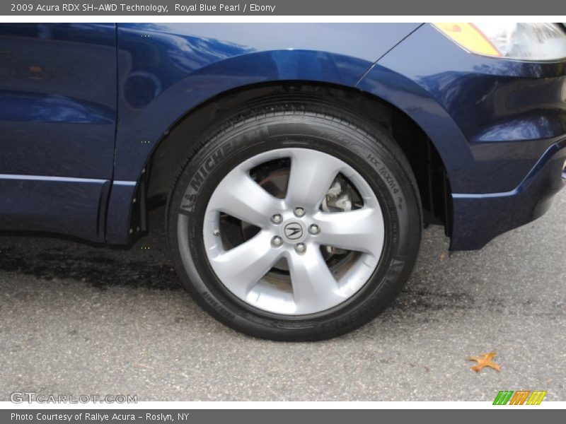 Royal Blue Pearl / Ebony 2009 Acura RDX SH-AWD Technology