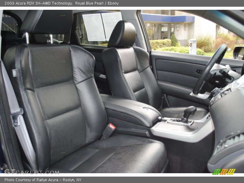 Royal Blue Pearl / Ebony 2009 Acura RDX SH-AWD Technology
