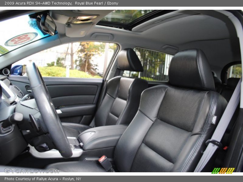 Royal Blue Pearl / Ebony 2009 Acura RDX SH-AWD Technology