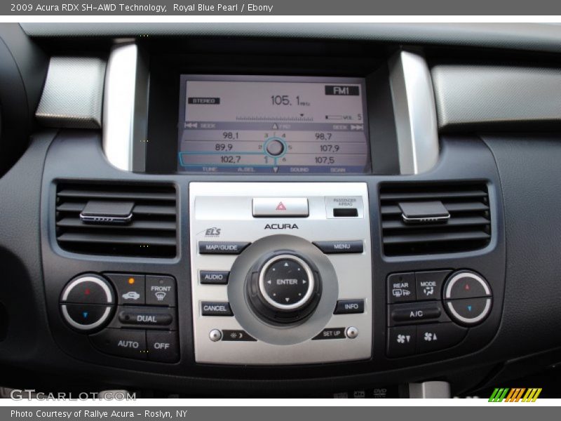 Royal Blue Pearl / Ebony 2009 Acura RDX SH-AWD Technology