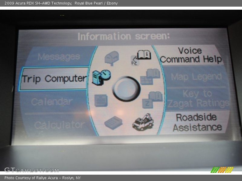 Royal Blue Pearl / Ebony 2009 Acura RDX SH-AWD Technology