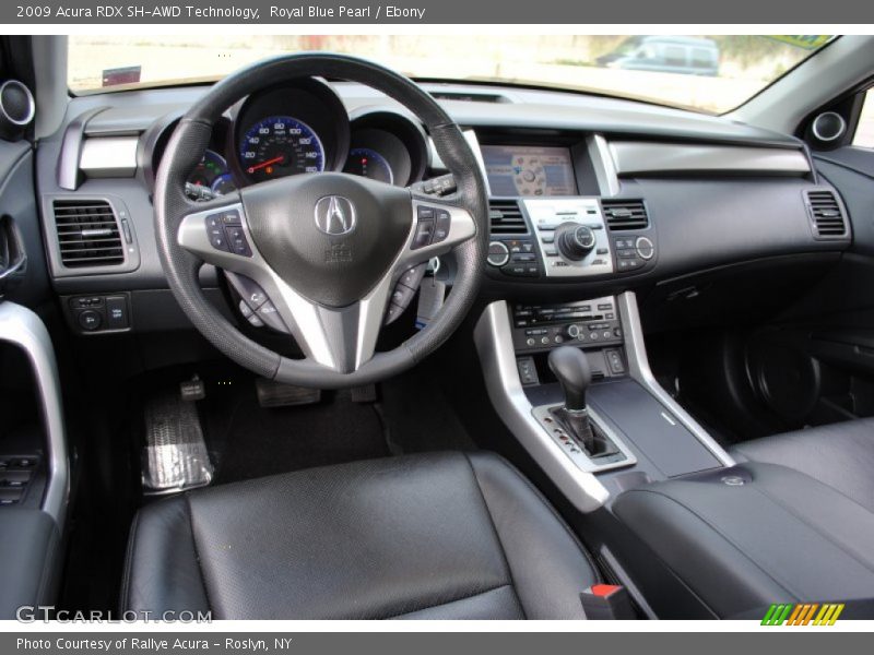 Royal Blue Pearl / Ebony 2009 Acura RDX SH-AWD Technology