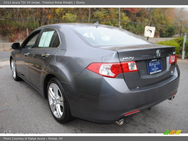 Polished Metal Metallic / Ebony 2010 Acura TSX V6 Sedan