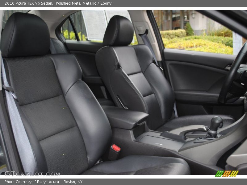  2010 TSX V6 Sedan Ebony Interior