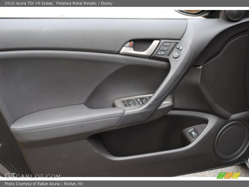 Polished Metal Metallic / Ebony 2010 Acura TSX V6 Sedan