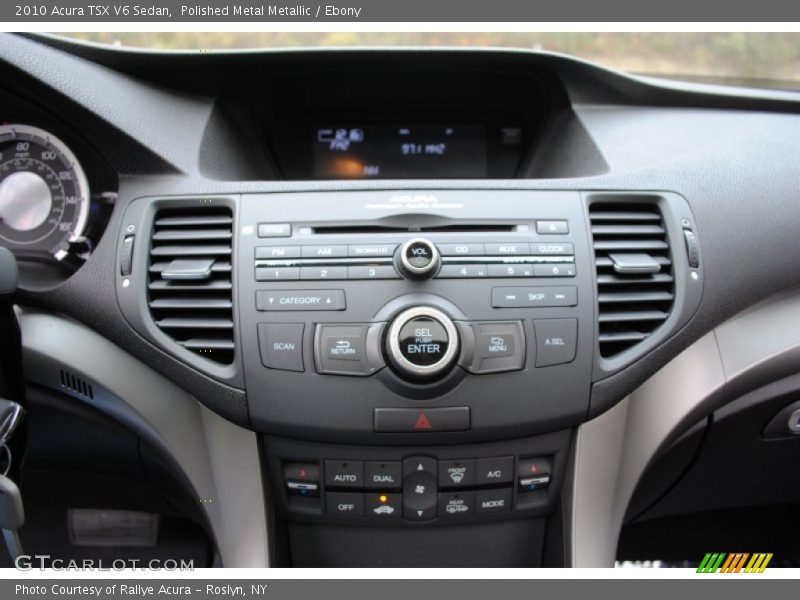 Controls of 2010 TSX V6 Sedan
