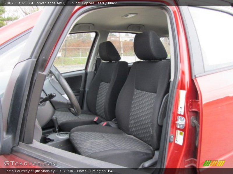 Sunlight Copper Pearl / Black 2007 Suzuki SX4 Convenience AWD