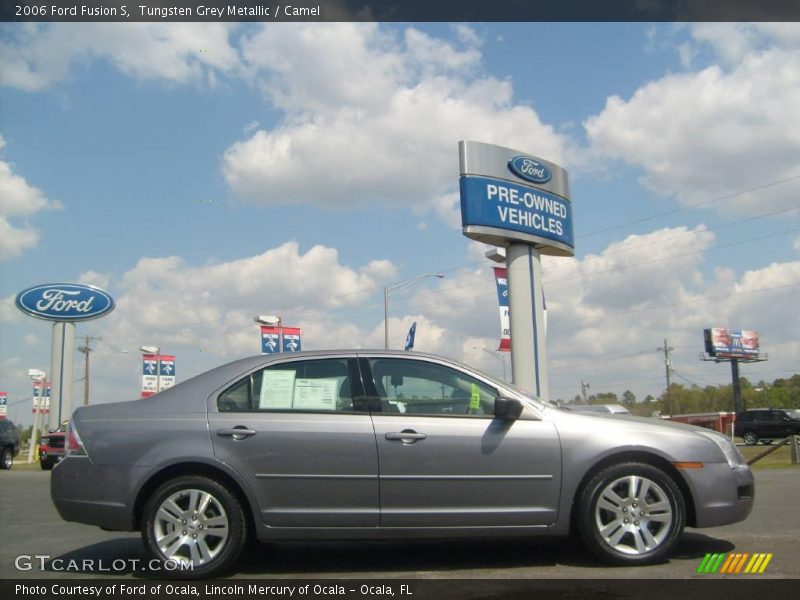 Tungsten Grey Metallic / Camel 2006 Ford Fusion S