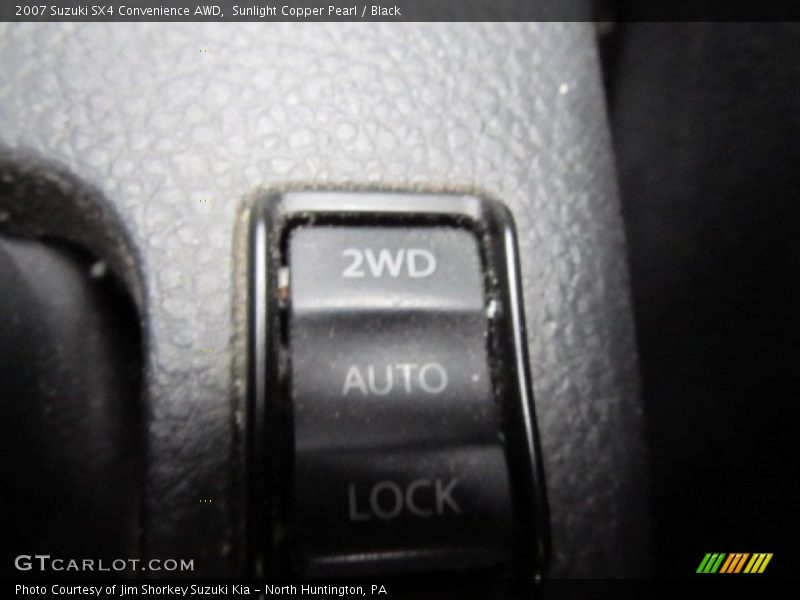 Sunlight Copper Pearl / Black 2007 Suzuki SX4 Convenience AWD