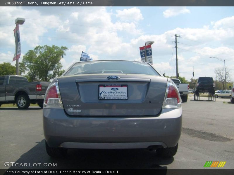 Tungsten Grey Metallic / Camel 2006 Ford Fusion S