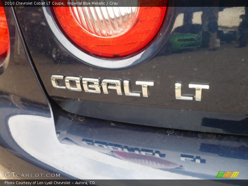 Imperial Blue Metallic / Gray 2010 Chevrolet Cobalt LT Coupe