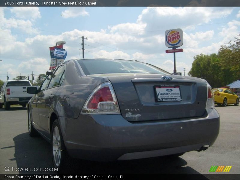 Tungsten Grey Metallic / Camel 2006 Ford Fusion S