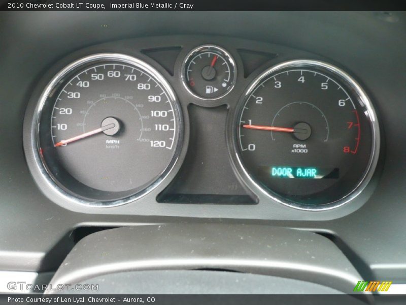 Imperial Blue Metallic / Gray 2010 Chevrolet Cobalt LT Coupe