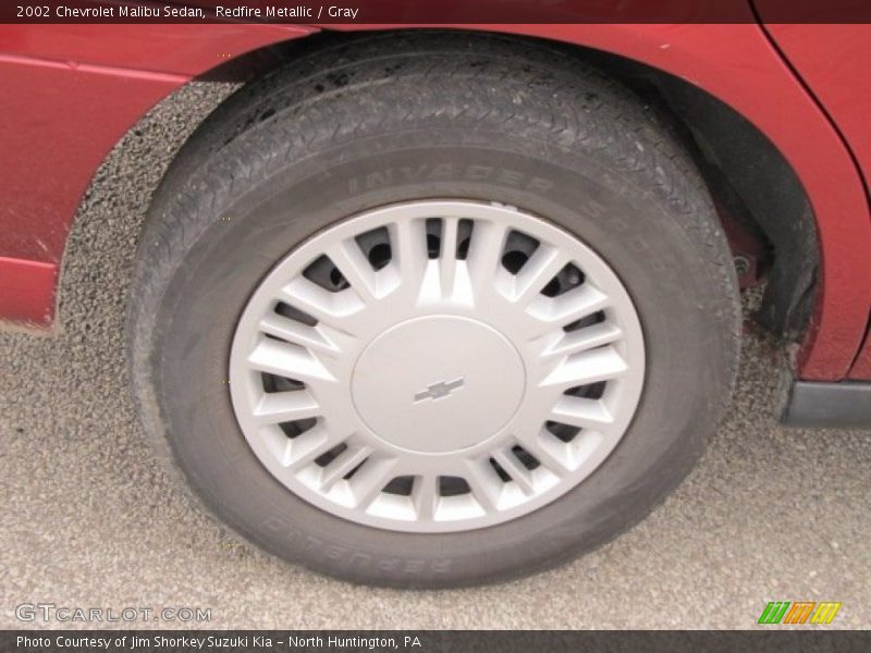 Redfire Metallic / Gray 2002 Chevrolet Malibu Sedan