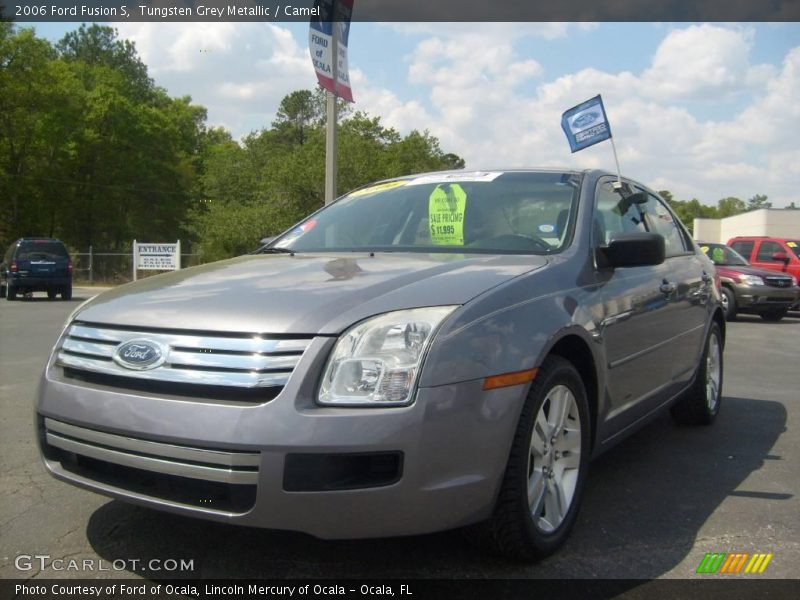 Tungsten Grey Metallic / Camel 2006 Ford Fusion S