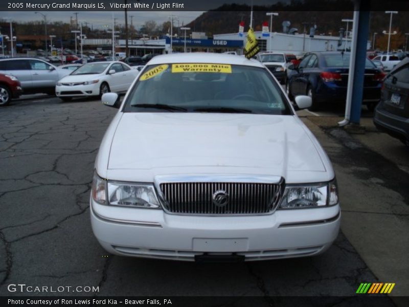 Vibrant White / Light Flint 2005 Mercury Grand Marquis LS