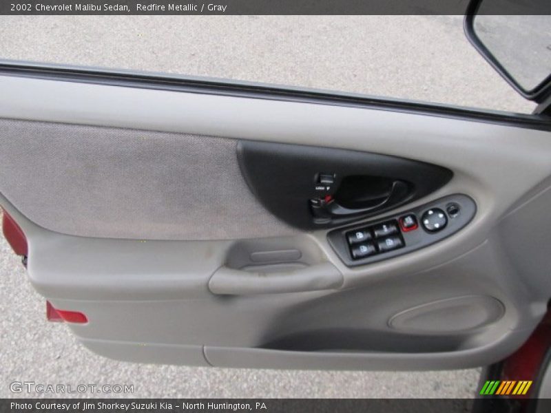 Redfire Metallic / Gray 2002 Chevrolet Malibu Sedan