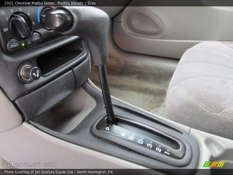 Redfire Metallic / Gray 2002 Chevrolet Malibu Sedan