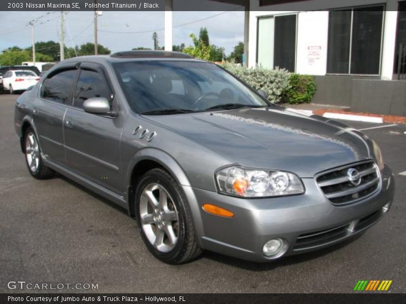 Polished Titanium / Black 2003 Nissan Maxima SE
