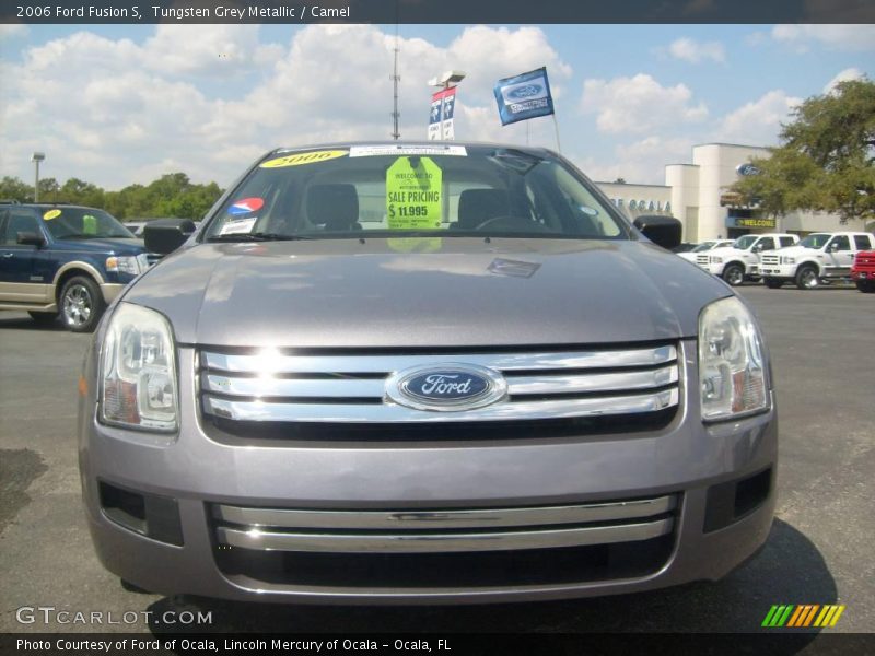 Tungsten Grey Metallic / Camel 2006 Ford Fusion S