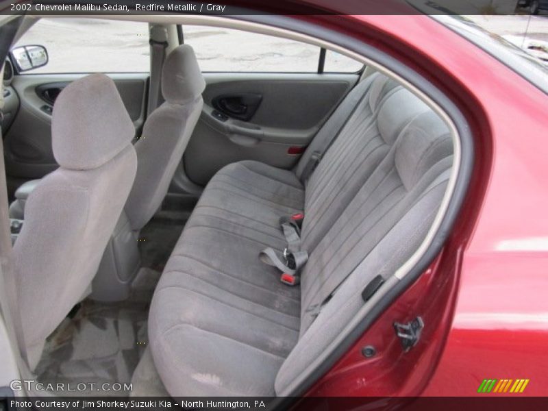 Redfire Metallic / Gray 2002 Chevrolet Malibu Sedan