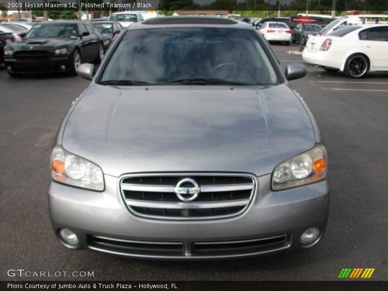 Polished Titanium / Black 2003 Nissan Maxima SE
