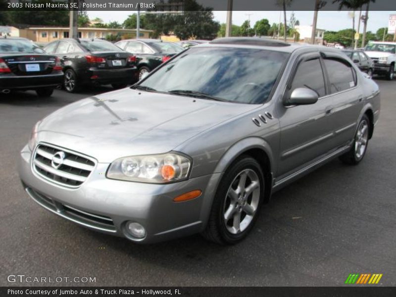 Polished Titanium / Black 2003 Nissan Maxima SE