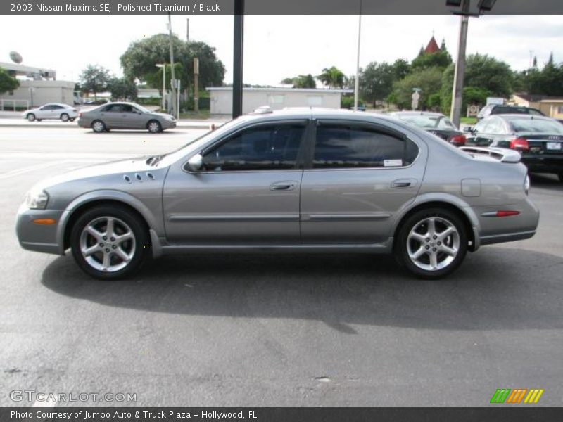 Polished Titanium / Black 2003 Nissan Maxima SE