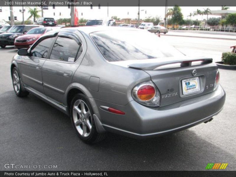 Polished Titanium / Black 2003 Nissan Maxima SE