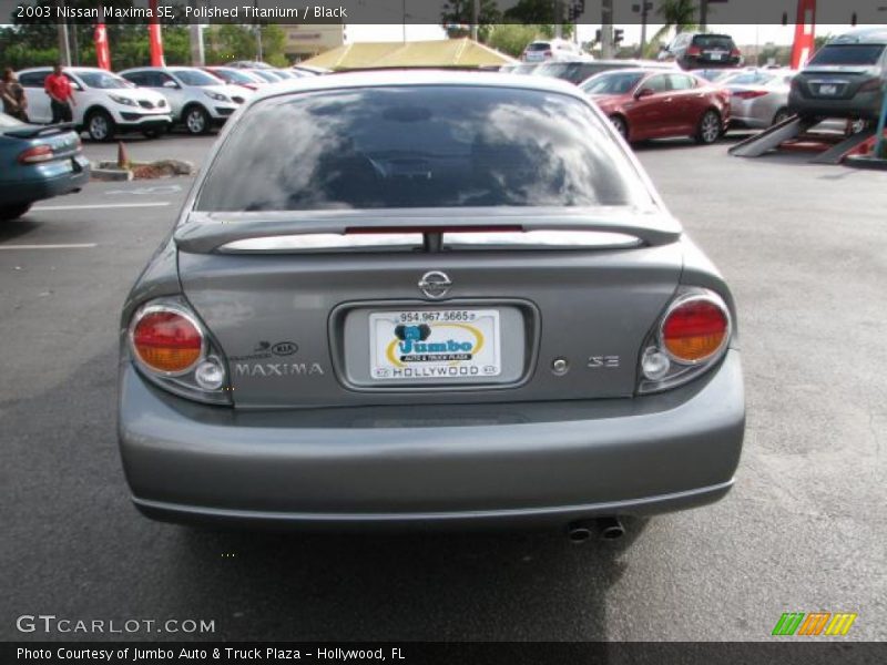 Polished Titanium / Black 2003 Nissan Maxima SE