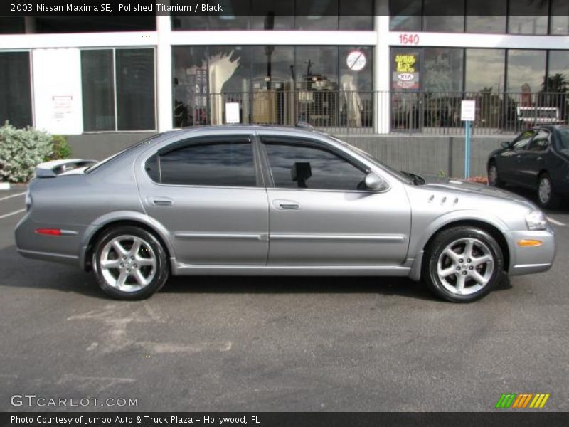 Polished Titanium / Black 2003 Nissan Maxima SE