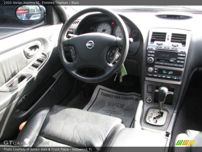 Polished Titanium / Black 2003 Nissan Maxima SE