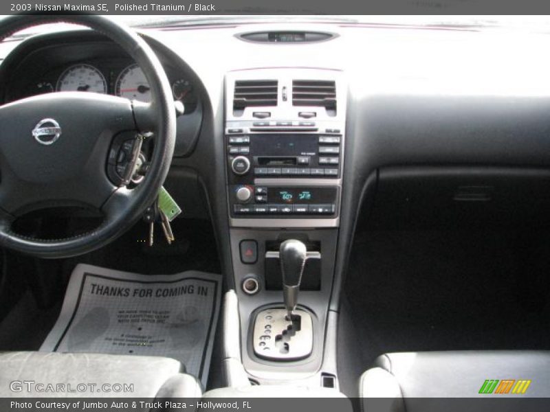 Polished Titanium / Black 2003 Nissan Maxima SE
